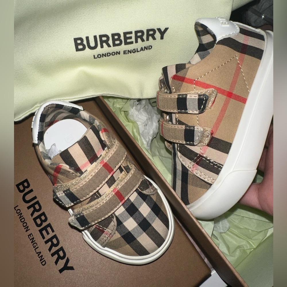 Baby Burberry Sneakers